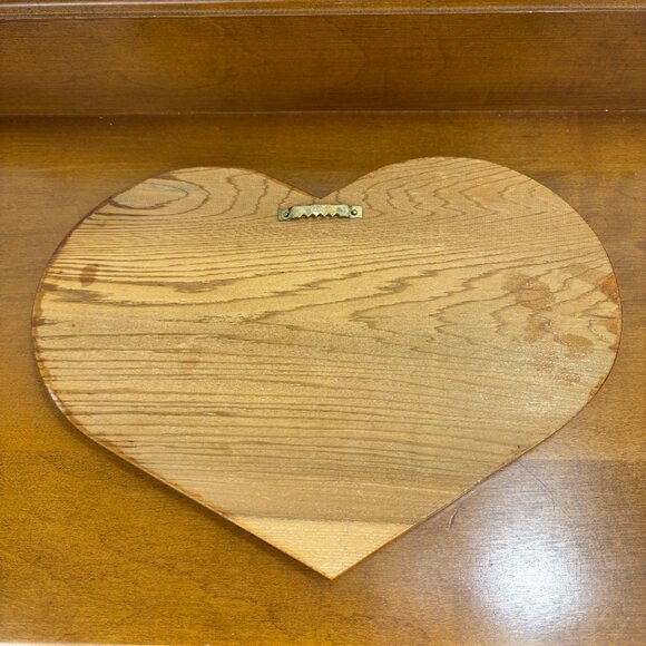 Vintage Wood Sign for Wall Hanging Anniversary Folk Art Couple Sign - Picture 3 of 15